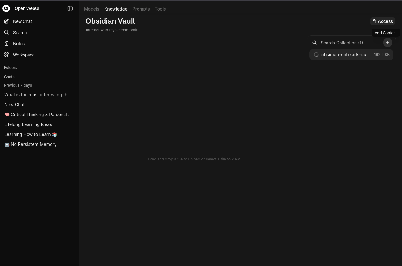 Screenshot of the documents